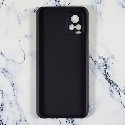 Protective Case for Vivo V20 V2025 - Black | 6.44" Slim Shockproof Bumper Back Cover Anti-Scratch Flexible TPU Shell, Grip-Friendly - color: Black