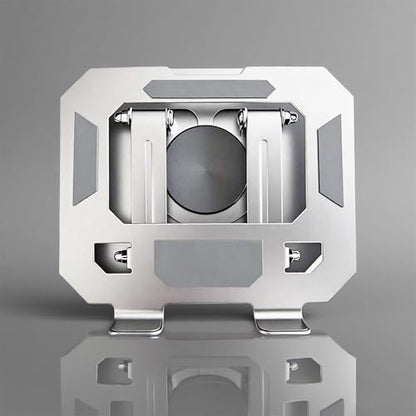 Tablet Stand for iPad, 360° Rotating Desktop Holder, Carbon Steel Adjustable Foldable Desk Holder for Home/Office, for Phone iPad Pro Air Samsung,for 4" -16" Tablets, Portable Upgraded - Silver - size: Silver-1 PACK