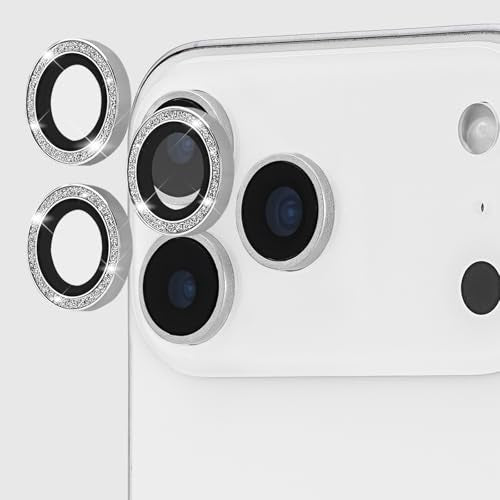 Case-Mate iPhone 17 Pro Max/iPhone 17 Pro Camera Lens Protector - Twinkle - color: Silver - Pro/Pro Max, style: iPhone 17 Pro Max / iPhone 17 Pro
