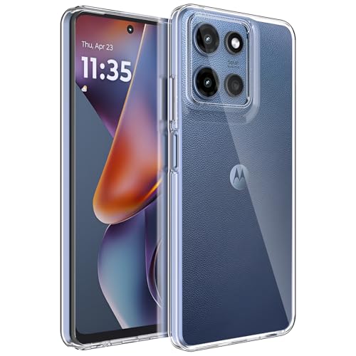 Silicone Clear for Moto G 5g 2025 Case,Ultra Thin with Comfort Grip | Soft Slim-Fit TPU Moto G 5g 2025 Phone Cover,Non-Slip,Shockproof Protection,Scrath-Resistant - size: Moto g 2025