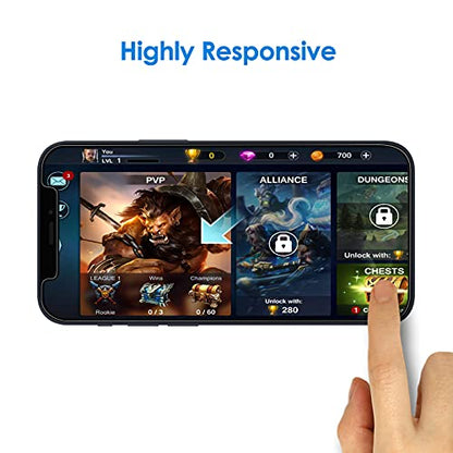JETech Screen Protector for iPhone 12/12 Pro, 2-Pack | 9H Tempered Glass, HD Clear, Anti-Scratch Protection, Easy Installation Tool - size: iPhone 12/12 Pro