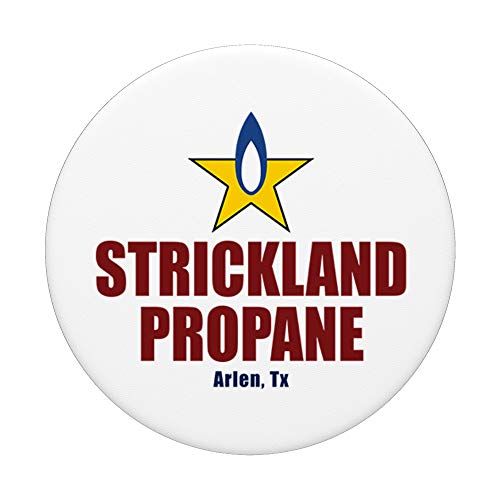 Strickland Propane - Arlen Texas Yellow Star BBQ PopSockets PopGrip: Swappable Grip for Phones & Tablets