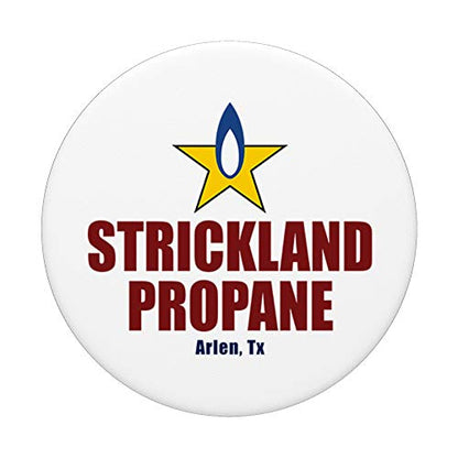 Strickland Propane - Arlen Texas Yellow Star BBQ PopSockets PopGrip: Swappable Grip for Phones & Tablets