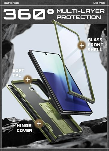 SUPCASE for Samsung Galaxy Z Fold 7 Case with Built-in Kickstand, Guldan - color: Guldan
