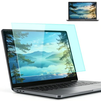 2-Pack 14 Inch 16:10 Laptop Anti Blue Light Screen Protector, Matte Anti Glare Film UV Blocking Protector Compatible with 14''(1920x1200P) HP, Acer, Asus, Lenovo, Dell, Samsung, Thinkpad - size: 14 inch 16:10 laptops