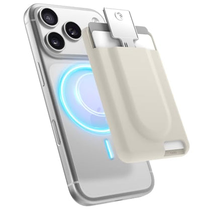 elago Key Magnetic Wallet Card Holder for iPhone - color: Stone