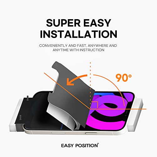 Screen Protector Film (3-Pack) for iPhone 14/13/ 13 Pro, [Matte] Anti Glare, Perfect Touch, Easy Installation with Guide tool