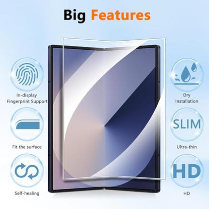 Full Protection Inner Screen Protector For Samsung Galaxy Z Fold 6 5G Anti-scratch Hydrogel Films Soft TPU Transparent Film