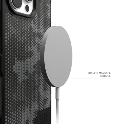 URBAN ARMOR GEAR UAG Designed for iPhone 16 Pro Max Case 6.9" Metropolis LT - Compatible with MagSafe Charging Rugged Shockproof Anti-Slip Military Grade Protective Cover, Micro Hex Camo Graphite - color: Metropolis LT - Micro Hex Camo Graphite