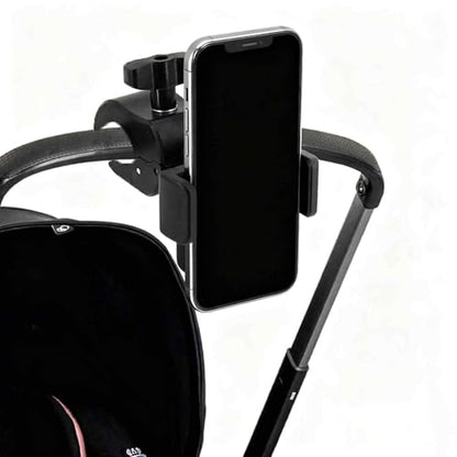 Stroller Phone Holder, Shopping Cart & Bike, 360° Rotating Cell Phone Mount