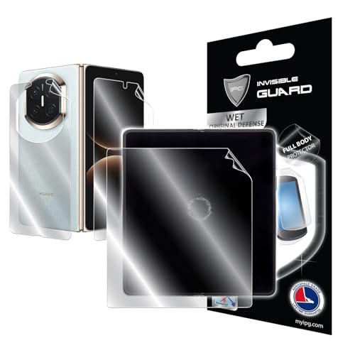 IPG Made for Huawei Mate X7 (Internal - External Display and Back )Hydrogel Protector Invisible Touch Screen Sensitive HD Clear Film Anti Scratch Skin Guard - Smooth / Self-Healing / Bubble -Free for MateX7