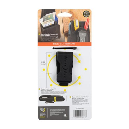 Nite Ize Clip Case Cargo Universal Rugged Holster - Belt Clip Phone Case for Easy Access - Heavy Duty & Protective - Multi-Purpose - Durable Design - Vertical, XL | Easy Access - Heavy Duty & Protective - Multi-Purpose - Durable Design - Vertical, XL - si