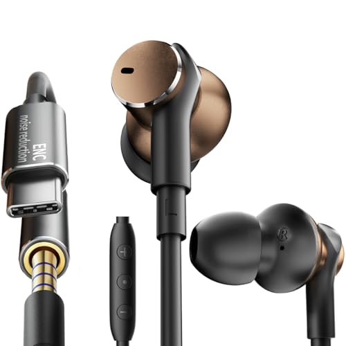 Dynamic Balanced Deep Bass Wired Headphones-Call Noise cancelling Earbuds