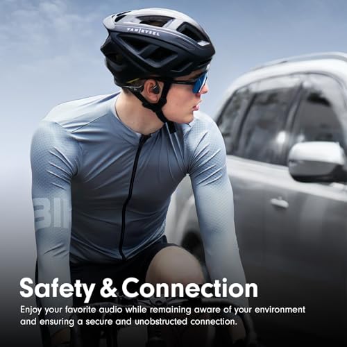 MRYTKY Bone Conduction Headphones,Open Ear Headphones Bluetooth5.4 with Mic,Wireless Headphones 10H Playtime, Waterproof Sport Headphone Suitable for Running,Cycling, Outdoor Sports Black