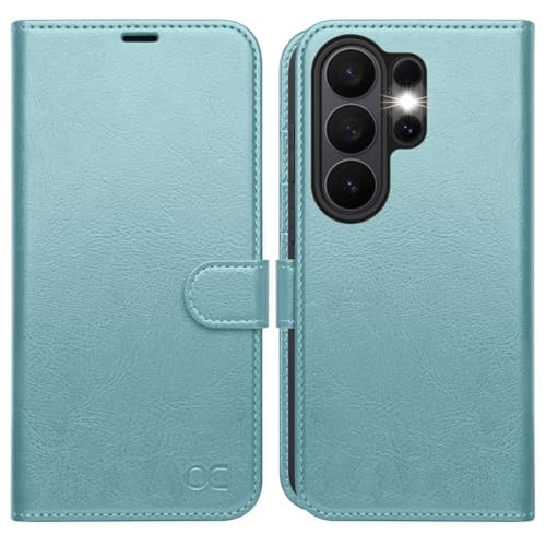 OCASE for Samsung Galaxy S26 Ultra Wallet Case, Card Holder, Ice Blue | RFID Blocking, Kickstand, Magnetic Closure, PU Leather Flip Folio, Shockproof TPU Shell, Protective Phone Cover (6.9") 2026 - color: Ice Blue, size: Samsung Galaxy S26 Ultra