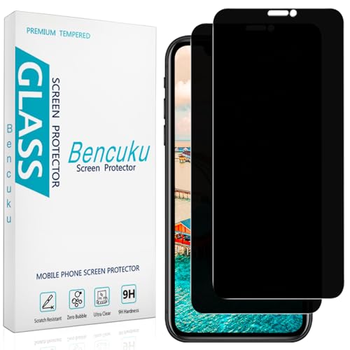 2 Pack Privacy Screen Protector for Apple iPhone 11, iPhone XR