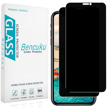 2 Pack Privacy Screen Protector for Apple iPhone 11, iPhone XR