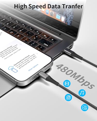 USB C to Lightning Cable 1FT, 3Pack iPhone Fast Charging Lightning Cord - size: 1 feet