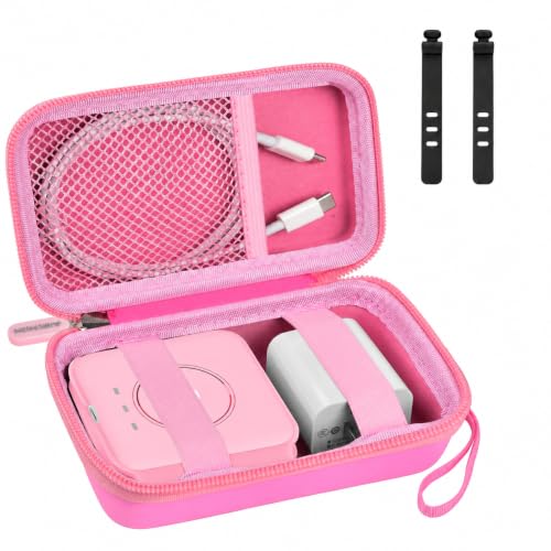 ANKHOH Travel Case for Iseyyox//for QUZUDN/for UCOMX 3in 1 Wireless Charger - color: Pink