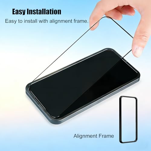 2 Pack Full Coverage Screen Protector for iPhone 17 (6.3") & Frame