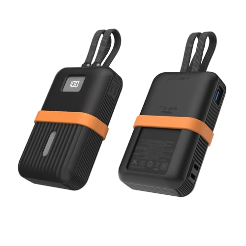 Silicone Case for Anker Zolo Power Bank 2025(20,000mAh 45W/30W) A1689/A1681 Protective Cover with Lanyard Hole, Compact | Tactile Grip | Impact Protection for Daily Use & Travel, Case Only (Black)