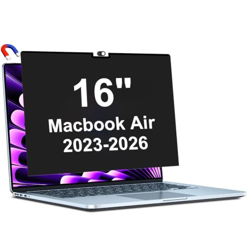 STARY Magnetic Privacy Screen for MacBook Pro 16 Inch (2021-2026,M1-M5) - size: MacBook Pro 16" 2021-2026