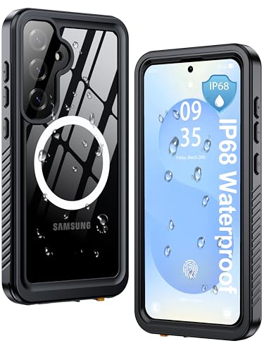 ANTSHARE IP68 Waterproof Case for Samsung Galaxy S25 Plus, Black/Clear - color: Black/Clear, size: S25 Plus