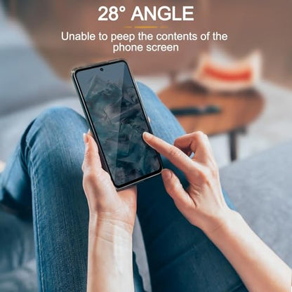 OnePlus 13R Privacy Screen Protector, Case Friendly, Support Fingerprint Unlock, Full Adhesive Hydrogel Film [2 Pack], Anti-Spy Flexible Privacy TPU Film for OnePlus 13R 5G
