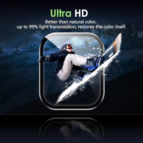 Compatible for HUAWEI Watch Fit 4 screen protector, Anti-Scratch 3D Full Screen Coverage flim, Case Friendly, HD Ultra, 4 PACK - size: Watch Fit 4