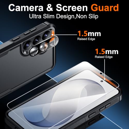 SPIDERCASE Designed for Samsung Galaxy S26 Fe Case,Black - color: Black, size: S26 FE 6.7''
