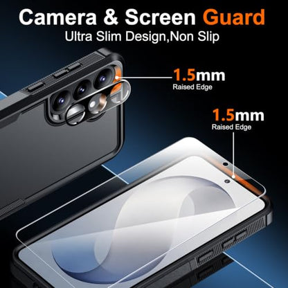 SPIDERCASE Designed for Samsung Galaxy S26 Fe Case,Black - color: Black, size: S26 FE 6.7''