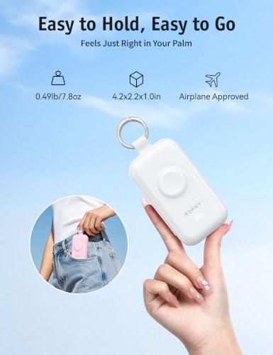 RORRY CharmGo Pro 45W Portable Charger Power Bank 10000mAh Battery Pack - color: Moonstone