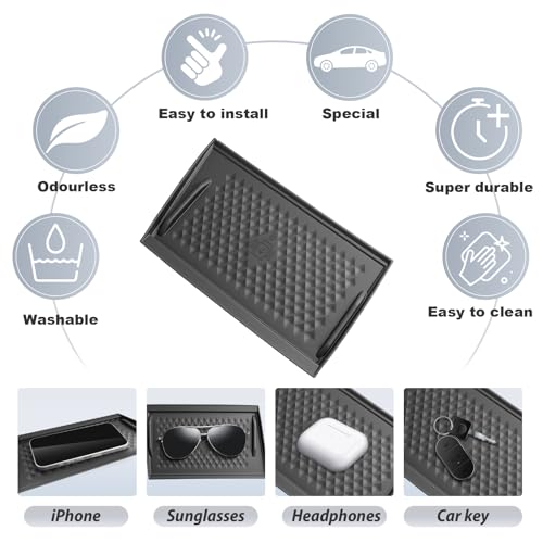 SKTU for 2025 2026 2027 Nissan Murano Accessories Wireless Charging Mat - color: 2025-2027 Murano Console Mat