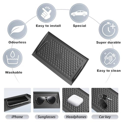 SKTU for 2025 2026 2027 Nissan Murano Accessories Wireless Charging Mat - color: 2025-2027 Murano Console Mat