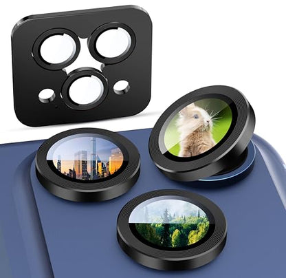 Suoman 2-Pack for iPhone 17 Pro / 17 Pro Max Camera Lens Protector -Black - color: Black