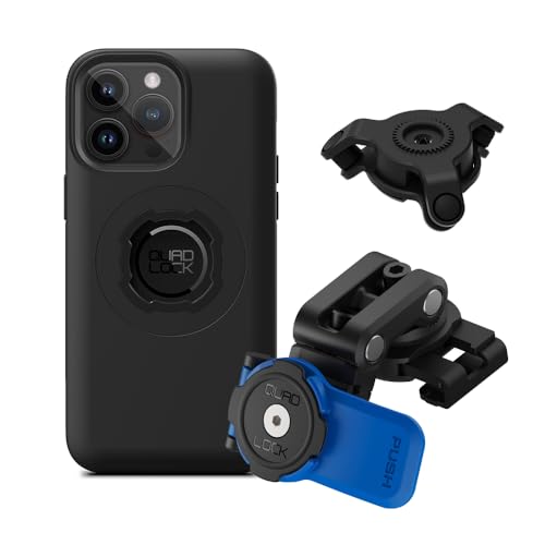 Quad Lock Brake Reservoir Motorcycle Phone Mount with Vibration Dampener and MAG Phone Case for iPhone 14 Pro Max - size: iPhone 14 Pro Max