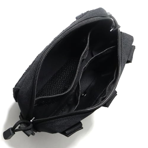 Tactical Molle Admin Pouch Compact Utility EDC Tool Bag Phone Pouches Fanny Waist Pack Bag Belt Pouch Small First Aid Kit - color: Green New