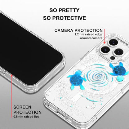 MOSNOVO Case for iPhone 13 Pro, [Compatible with Magsafe] [Buffertech 6.6ft Military-Grade Drop Protection] [Anti Peel Off Tech] Clear Phone Case Design - Space Turtle - color: Space Turtle, size: iPhone 13 Pro