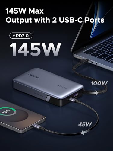 UGREEN Nexode 20000mAh 145W Built-in USB-C Power Bank