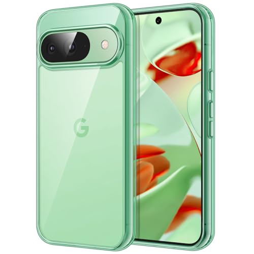 JETech Case for Google Pixel 9/9 Pro, Anti-Yellowing, Wintergreen | Shockproof Protection, Scratch Resistant Hard PC Back, Durable Transparent TPU Bumper - color: Wintergreen, size: Pixel 9/9 Pro