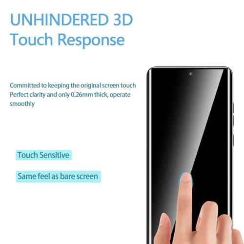 Anoowkoa 2 Pack Designed for Motorola Edge 2025 3D Screen protector + [2 Pack] Moto Edge 2025 Camera Lens Tempered Glass protector.9H Hardness.Anti-Fingerprint.No Air-Bubbles.Easy Installation