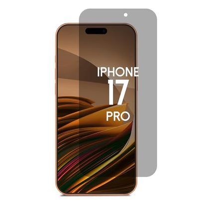 Privacy Screen Protector for iPhone 17Pro - Blue Light Blocking Privacy Tempered Glass 6.3" with Alignment Tool Kit [1 Pack] - / Anti-Fingerprint/Scratch Resistant/Case Friendly - size: iPhone 17Pro