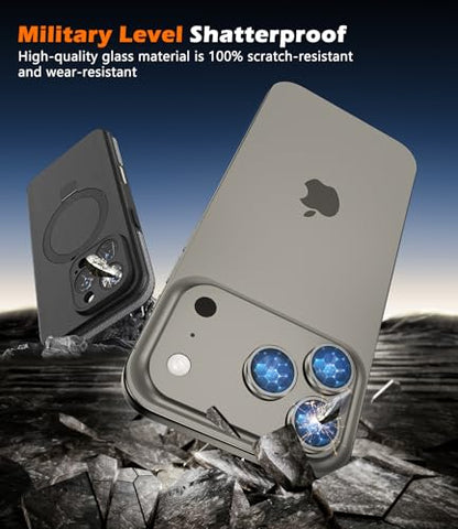 imluckies Camera Lens Protector for iPhone 17 Pro/iPhone 17 Pro Max - color: Gray