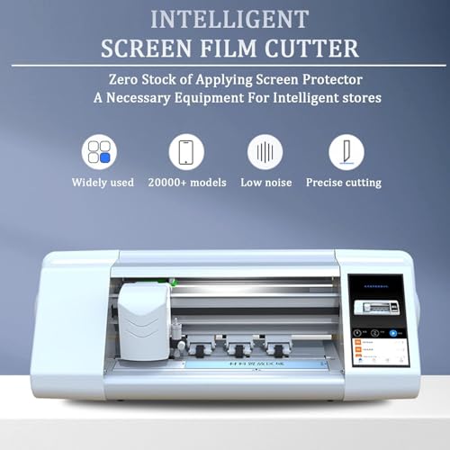 Intelligent Film Cutting Machine for Hydrogel TPU Screen Protectors for Front of The Cellphone, Mobile Phone Protector Multifunctional