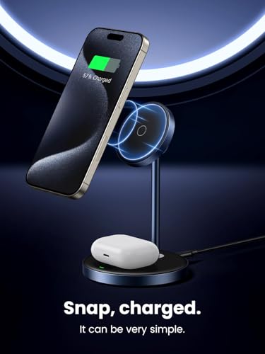 UGREEN MagFlow 2-in-1 MagSafe Compatible Wireless Charging Stand