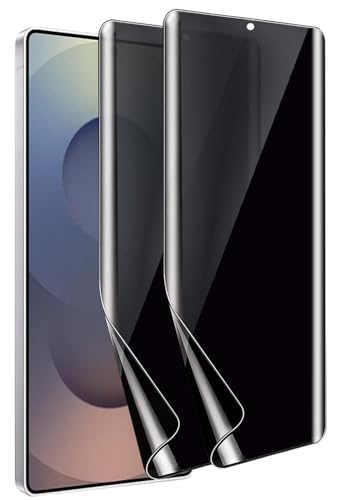 2 Pack for Samsung Galaxy S25 Ultra Privacy Screen Protector [Not Glass], Anti-Spy Flexible TPU Film HD Ultra-Thin Bubble Free Case Friendly Full Coverage Hydrogel Film for S25 Ultra 6.9-inch