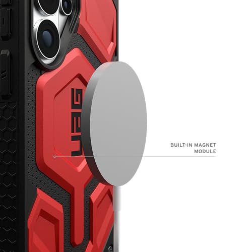 URBAN ARMOR GEAR UAG for Samsung Galaxy S26 Ultra Case 6.9" Monarch Pro - Magnetic Charging Compatible Rugged Military Drop Tested Protective Cover, Crimson - color: Monarch Pro - Crimson