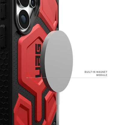 URBAN ARMOR GEAR UAG for Samsung Galaxy S26 Ultra Case 6.9" Monarch Pro - Magnetic Charging Compatible Rugged Military Drop Tested Protective Cover, Crimson - color: Monarch Pro - Crimson