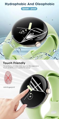 (8pcs) Smartwatch Hydrogel film for Google Pixel Watch 5/4 (45mm)