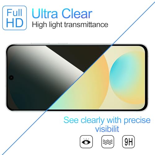 2 Pack Privacy Screen Protector for Samsung Galaxy S24 FE